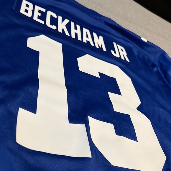 New York Giants #13 Odell Beckham Jr NFL On Field Nike Jersey - Picture 9 of 10